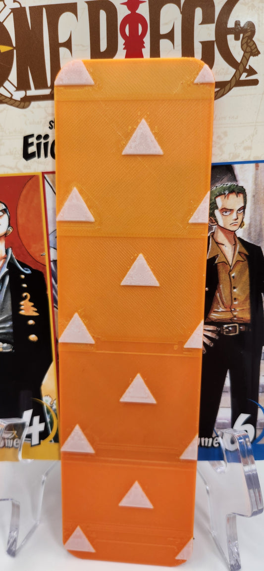 Zenitsu inspired 3D Printed Bookmark 2x8 - Anime inspired Bookmark for Book Lovers and Anime fans