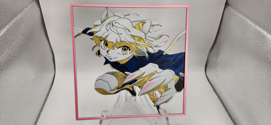 Neferpitou Hunter x Hunter Inspired 3D hueforge Wall art with Frame 200x200 mm