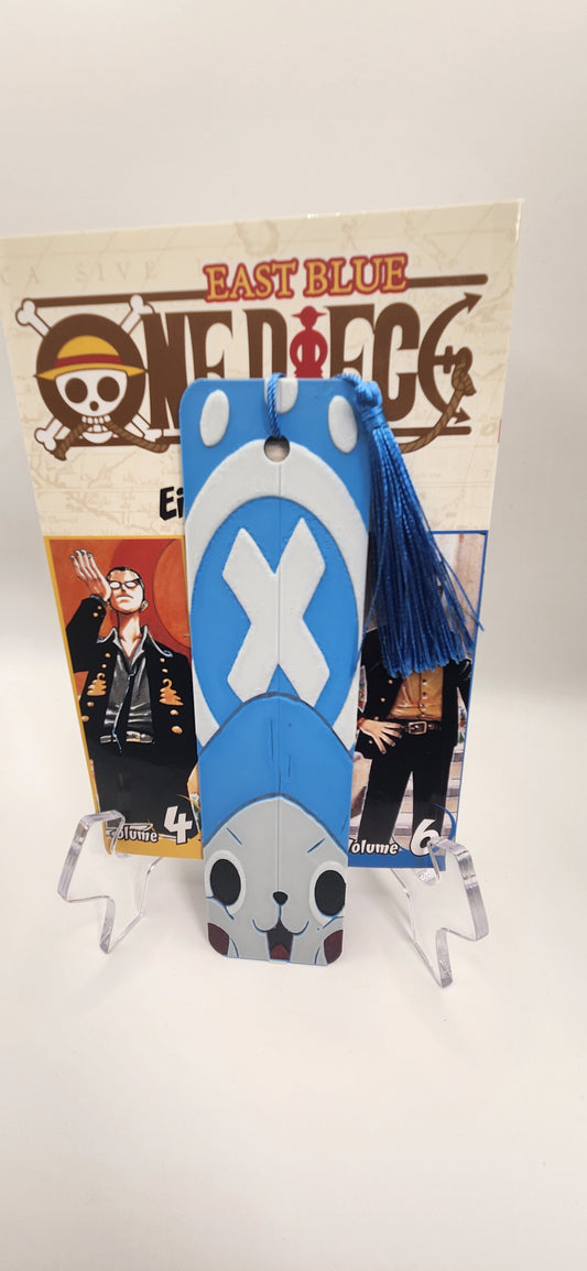Tony Chopper 3D Printed inspired Bookmark 2x8 - Anime inspired Bookmark for Book Lovers and Anime fans