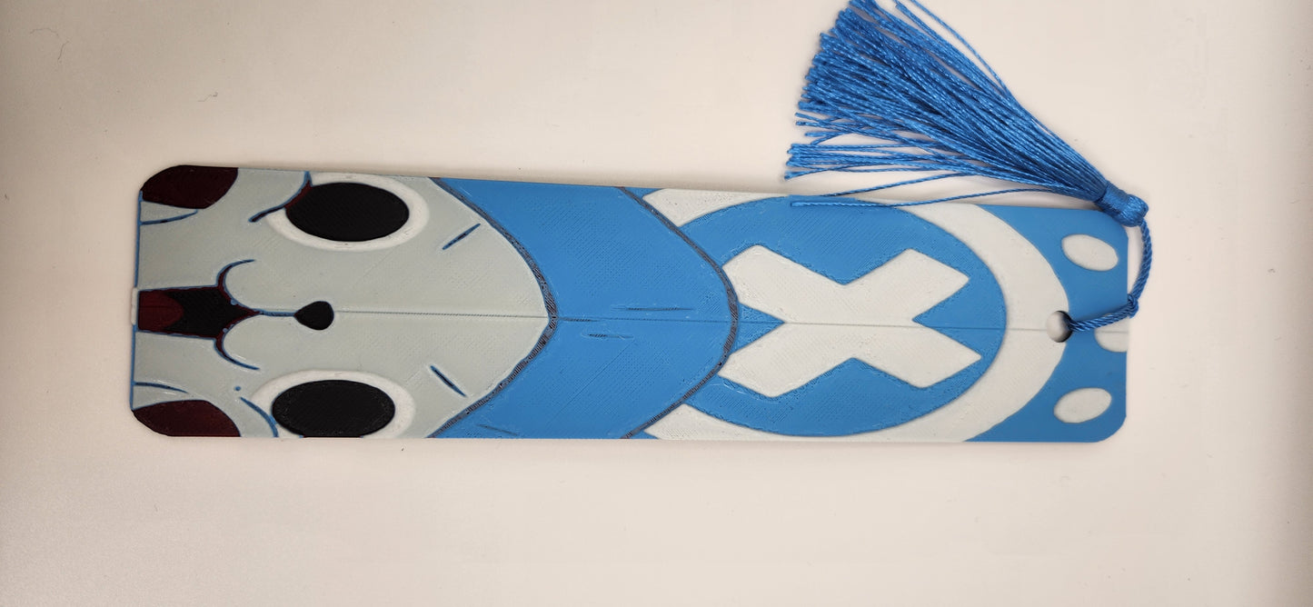 Tony Chopper 3D Printed inspired Bookmark 2x8 - Anime inspired Bookmark for Book Lovers and Anime fans