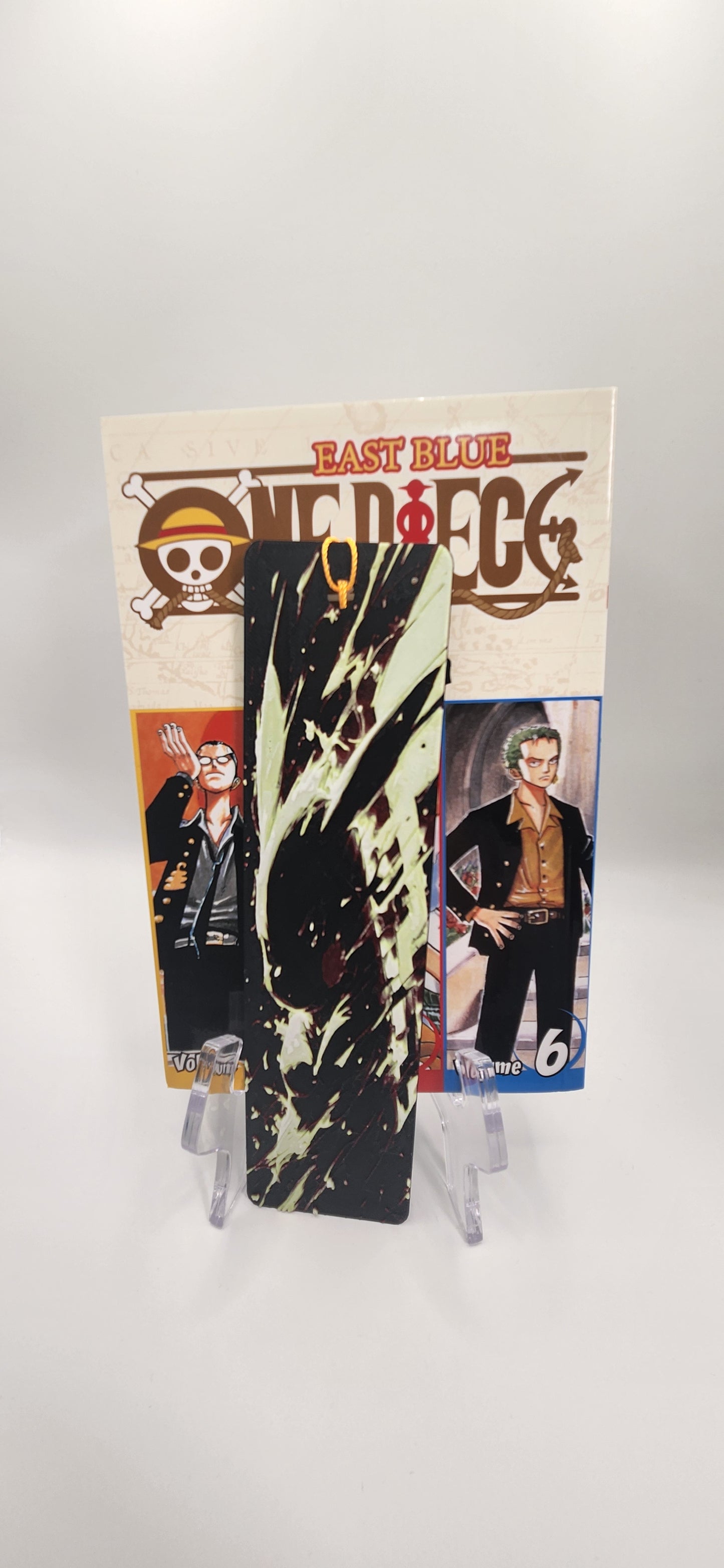 Yellow Cat GLOW IN THE DARK 3D Printed inspired Bookmark 2x8 - Anime inspired Bookmark for Book Lovers and Anime fans