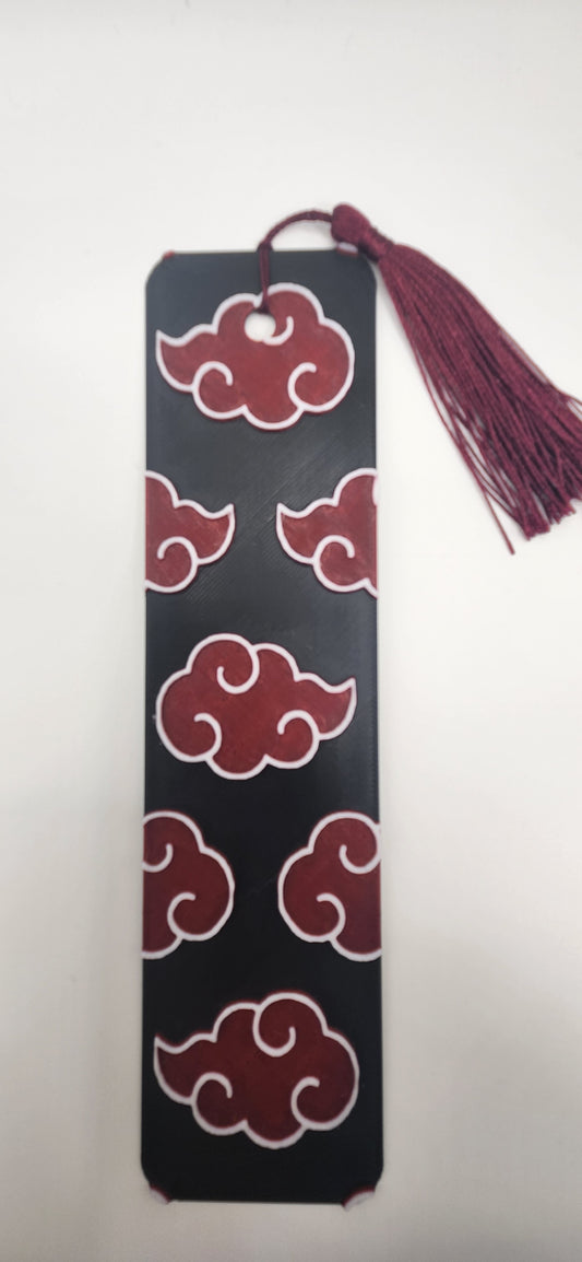 Akatsuki 3D Printed inspired Bookmark 2x8 - Anime inspired Bookmark for Book Lovers and Anime fans