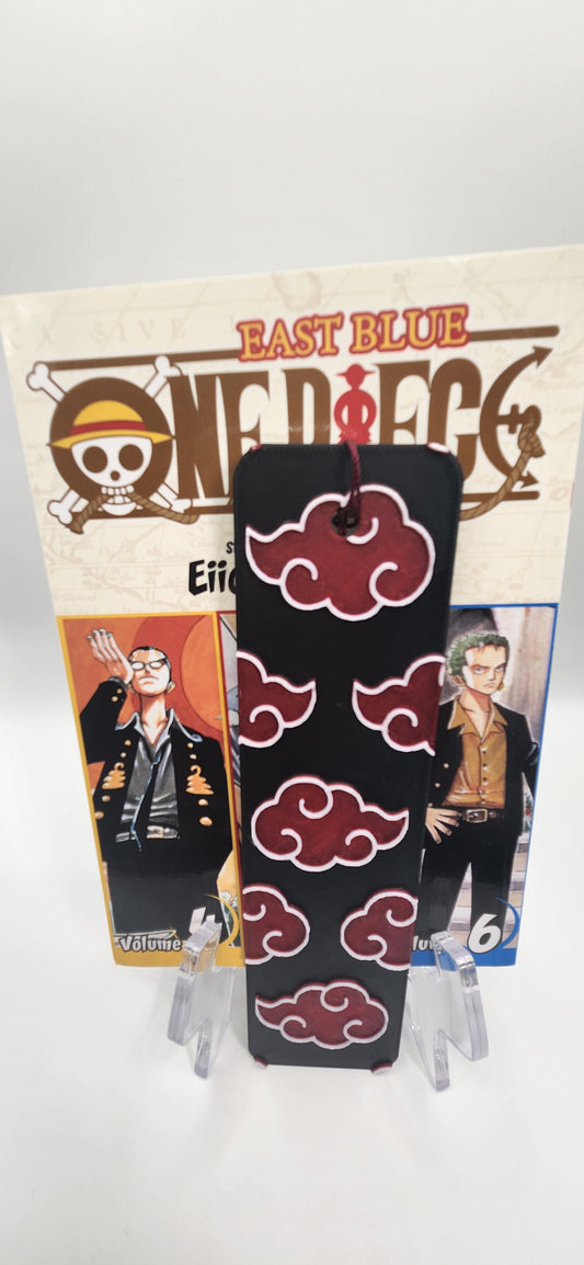 Akatsuki 3D Printed inspired Bookmark 2x8 - Anime inspired Bookmark for Book Lovers and Anime fans