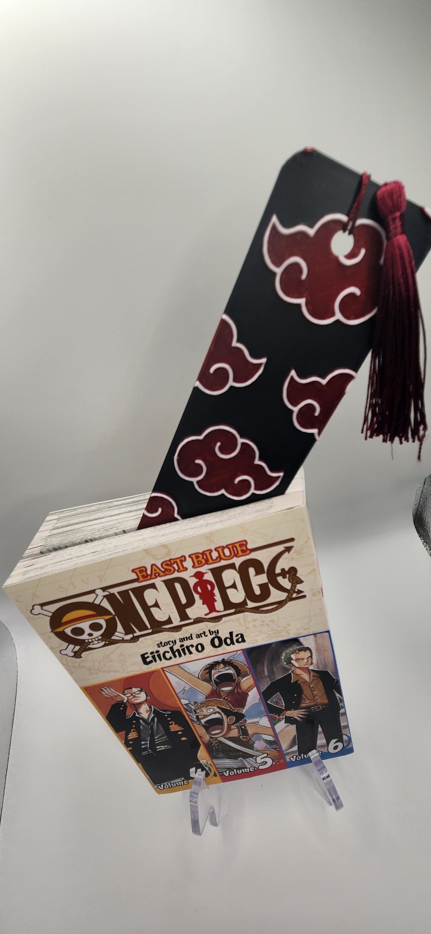 Akatsuki 3D Printed inspired Bookmark 2x8 - Anime inspired Bookmark for Book Lovers and Anime fans