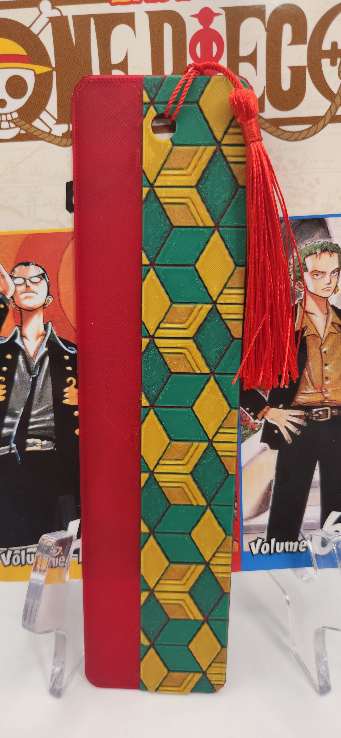 Giyu 3D Printed inspired Bookmark 2x8 - Anime inspired Bookmark for Book Lovers and Anime fans