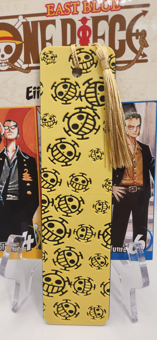 Trafalgar Law 3D inspired Bookmark 2x8 - Anime inspired Bookmark for Book Lovers and Anime fans