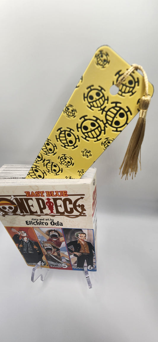 Trafalgar Law 3D inspired Bookmark 2x8 - Anime inspired Bookmark for Book Lovers and Anime fans
