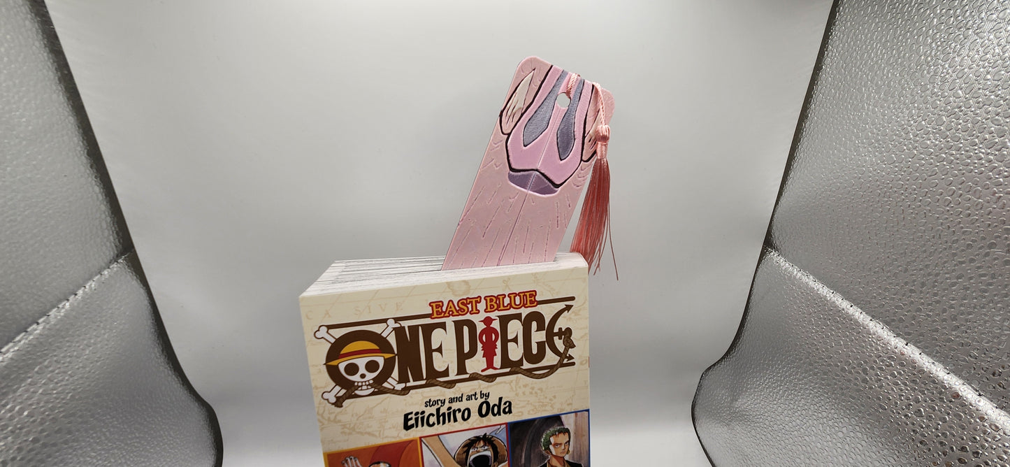 Inosuke 3D Printed Inspired Bookmark 2x8 - Anime inspired Bookmark for book lovers and anime fans