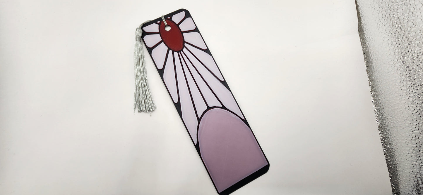Hanafuda 3D Printed inspired Bookmark 2x8 - Anime inspired Bookmark for Book Lovers and Anime fans