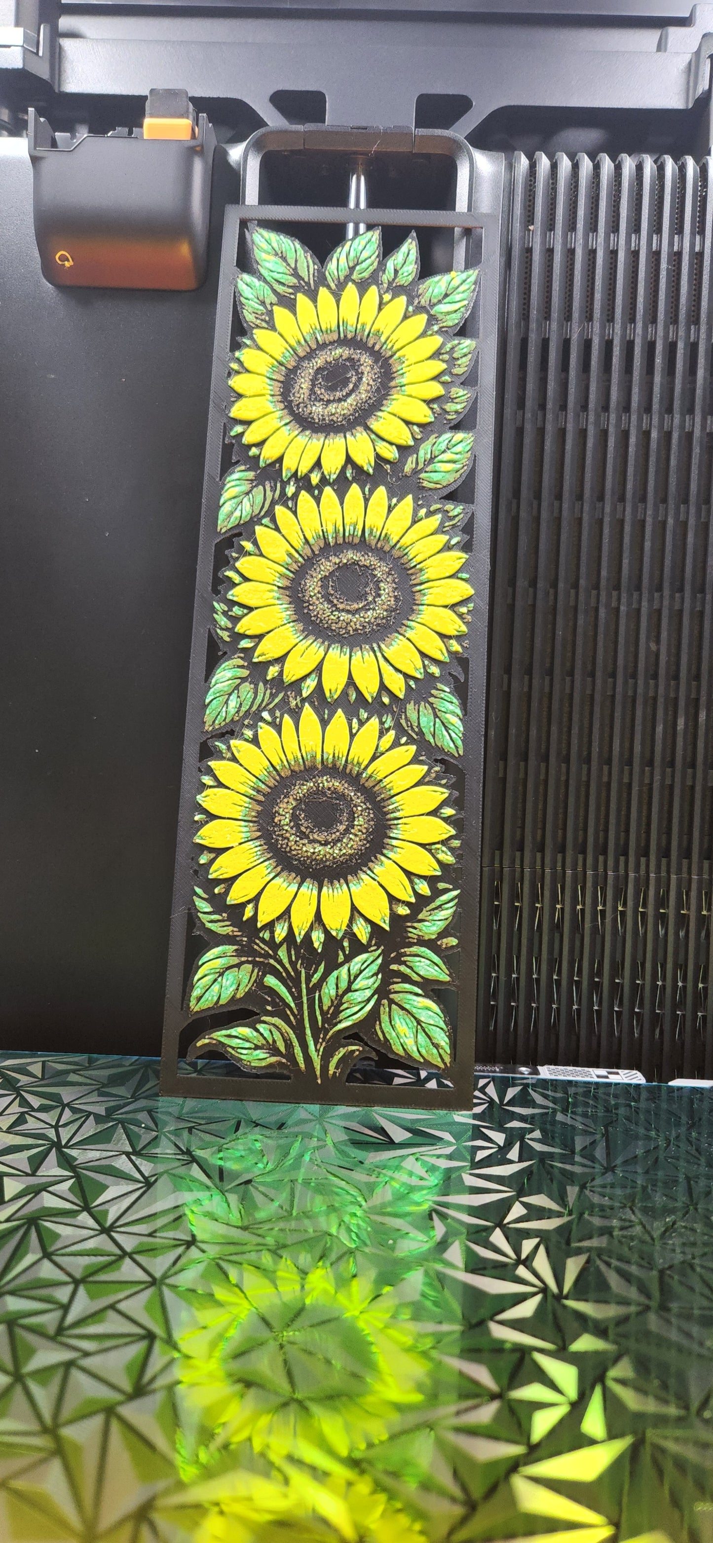 Sun Flower Panel 3D wall Decor 4x12inch